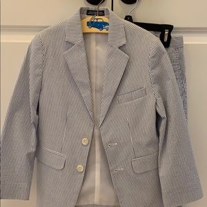 Boys Seersucker Suit